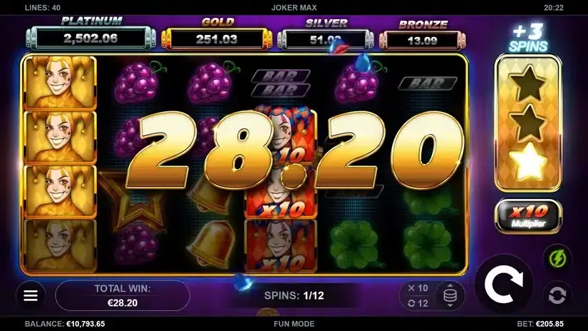 Joker Max slot screenshot 3