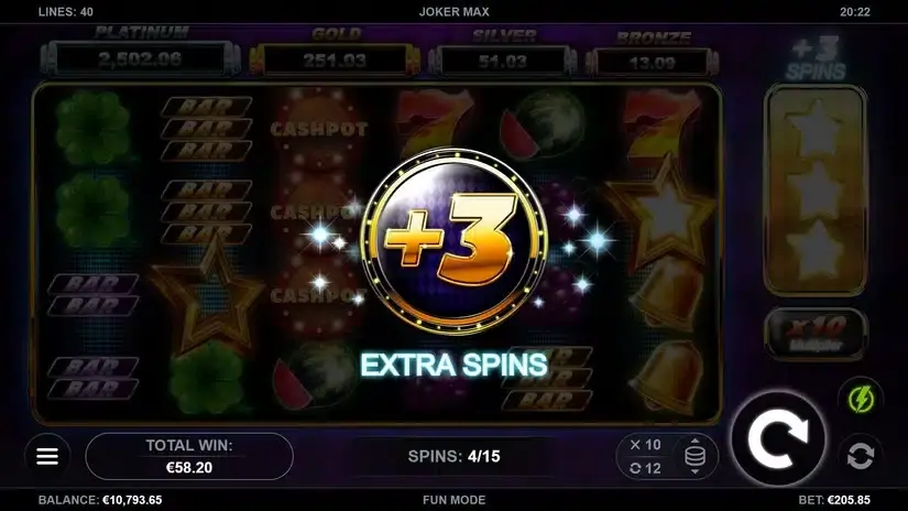Joker Max slot screenshot 4