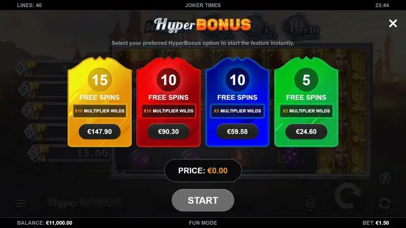 Joker Times slot screenshot 2