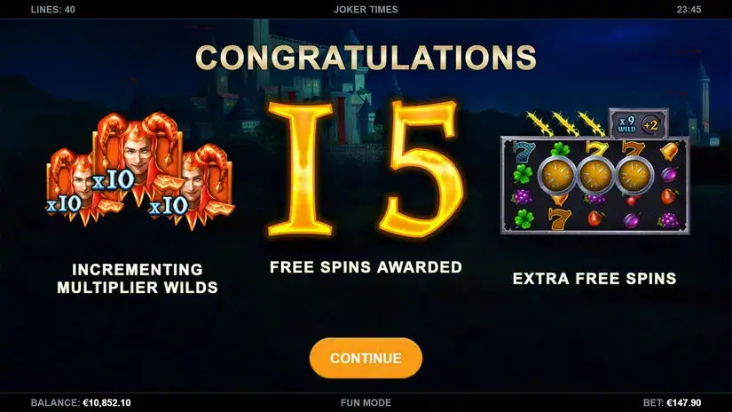 Joker Times slot screenshot 3