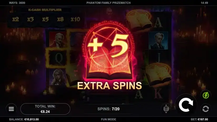 Phantom Family PrizeMatch slot screenshot 3
