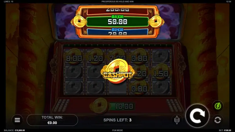 Prosperous 8s Hold and Win slot screenshot 3