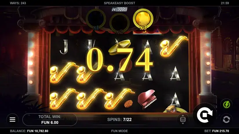 Speakeasy Boost slot screenshot 6
