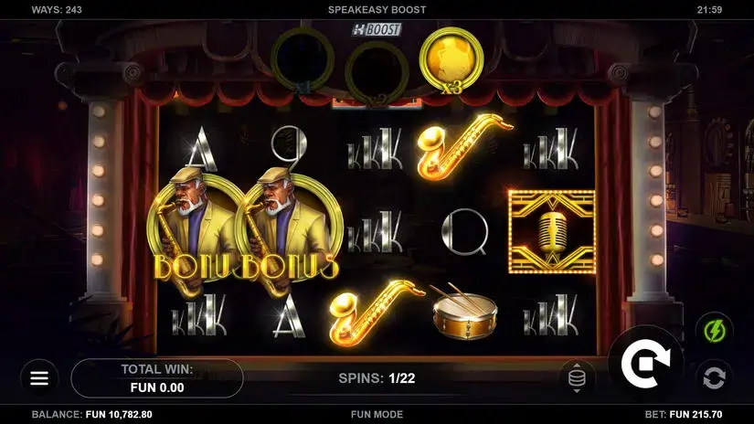 Speakeasy Boost slot screenshot 5