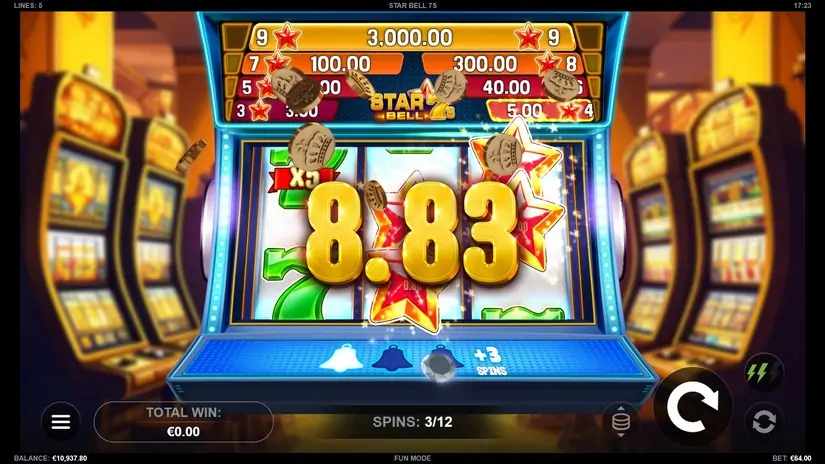 Star Bell 7s slot screenshot 4