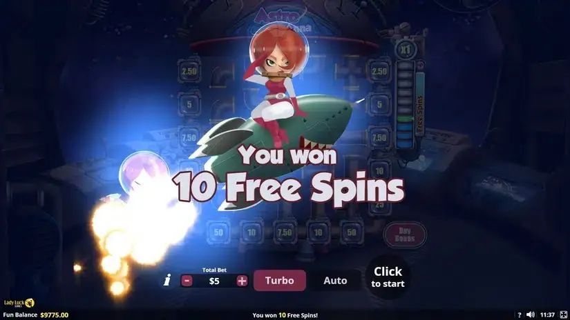 Astro Anna slot screenshot 5