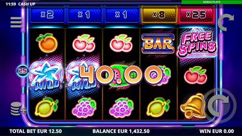 Cash Up slot screenshot 2
