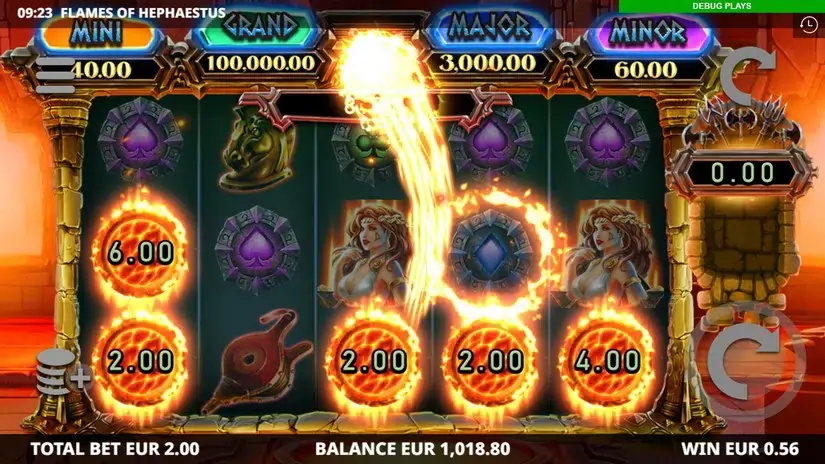 Flames of Hephaestus slot screenshot 3