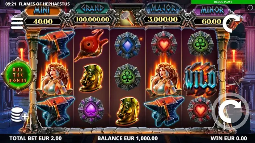 Flames of Hephaestus slot screenshot 1