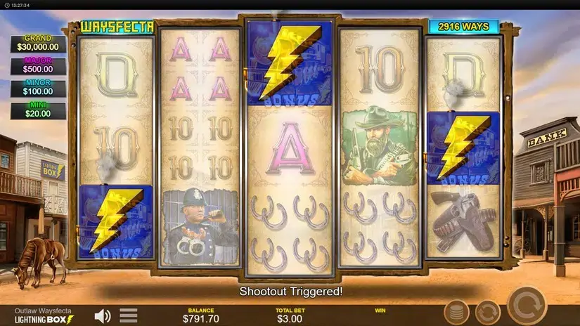Outlaw Waysfecta slot screenshot 4