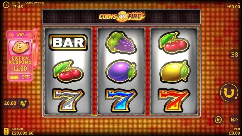 Coins on Fire slot screenshot 1