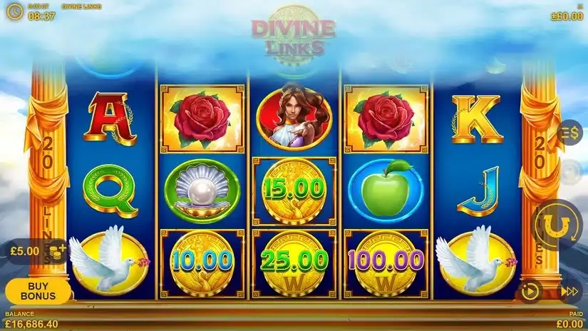 Divine Links slot screenshot 1