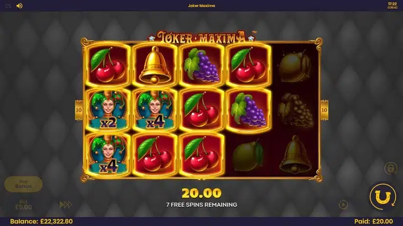 Joker Maxima slot screenshot 6