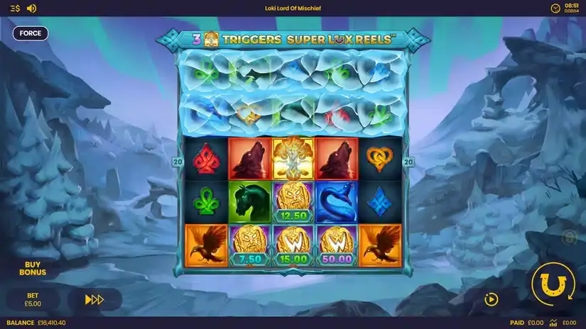 Loki Lord of Mischief slot screenshot 1