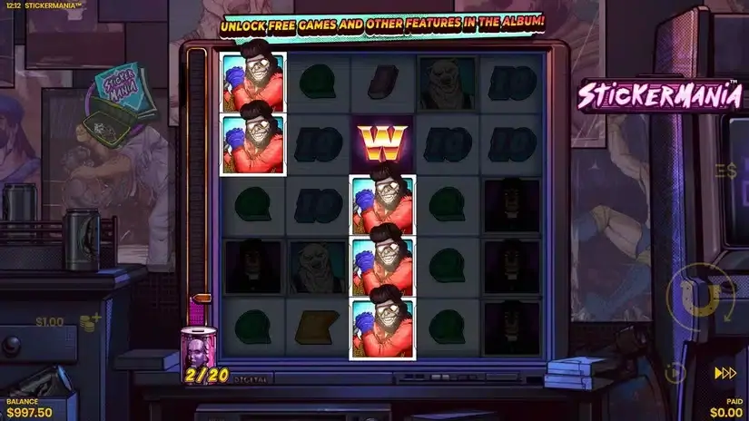 Stickermania slot screenshot 3