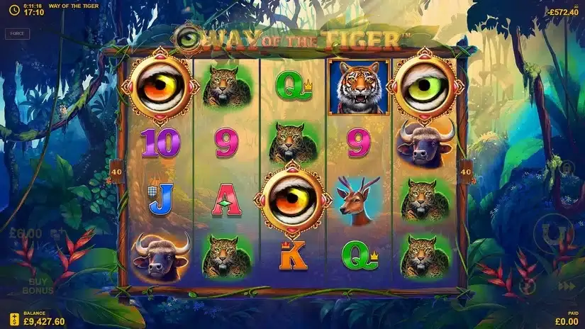 Way Of The Tiger slot screenshot 3