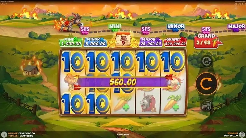 Bonkey Donkey slot screenshot 4