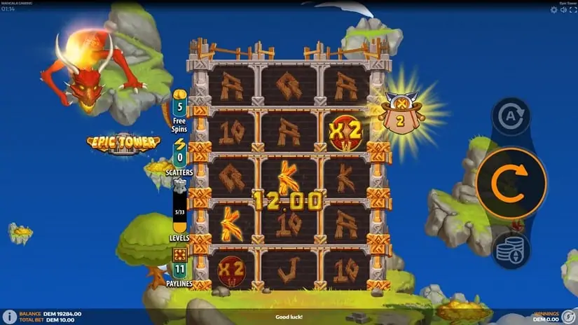 Epic Tower slot screenshot 5