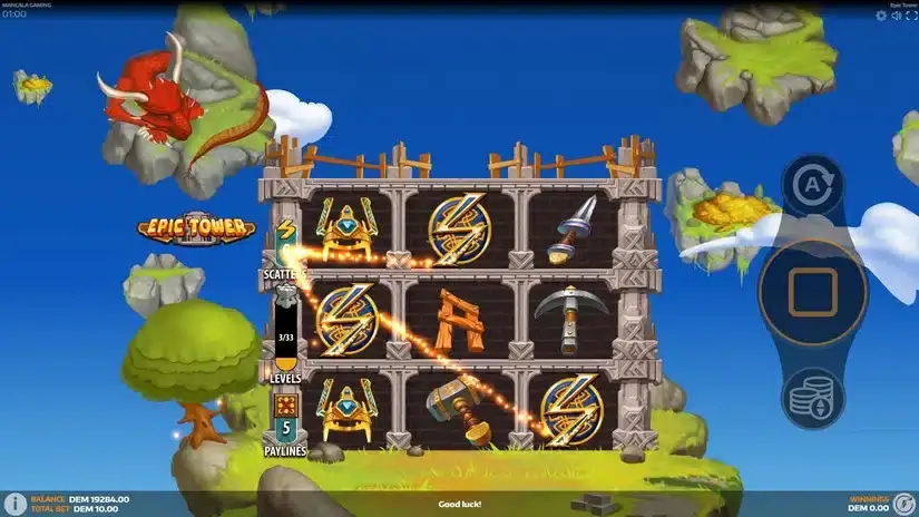 Epic Tower slot screenshot 3