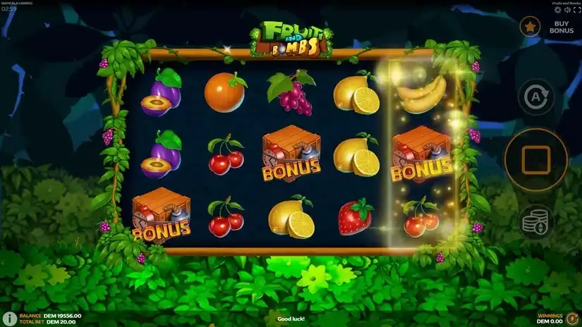 Fruits and Bombs slot screenshot 4