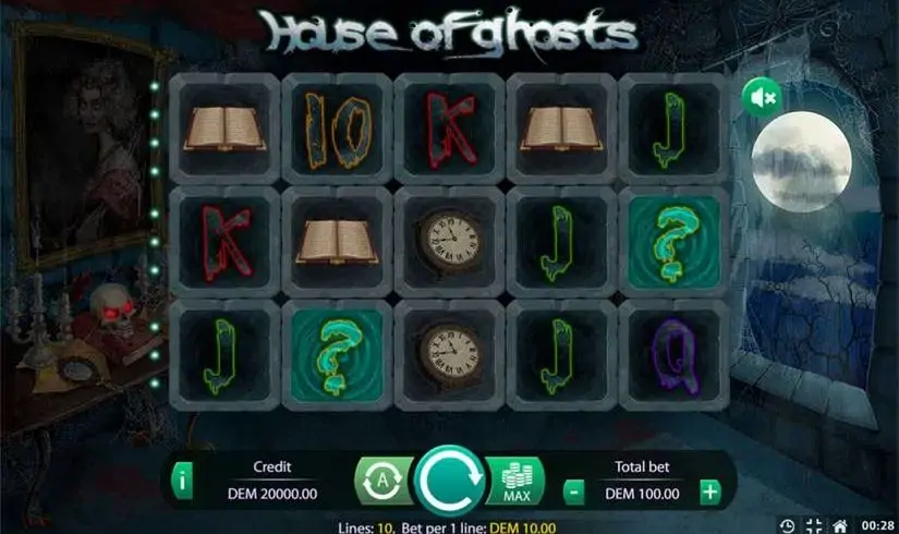 House of Ghosts slot screenshot 1