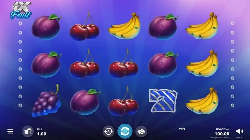1X Fruits slot screenshot 1