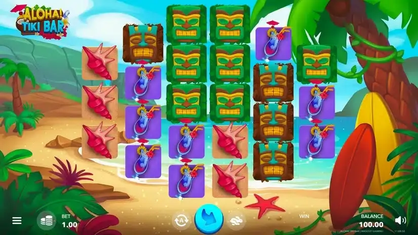 Aloha! Tiki Bar slot screenshot 