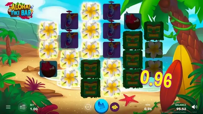 Aloha! Tiki Bar slot screenshot 