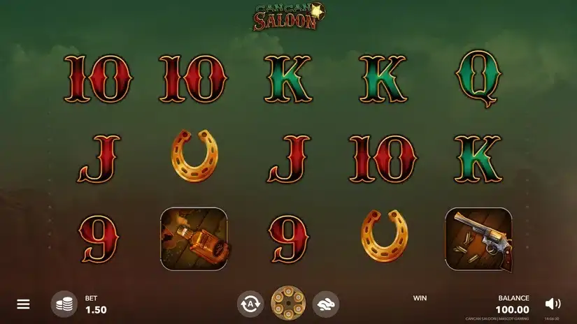 CanCan Saloon slot screenshot 