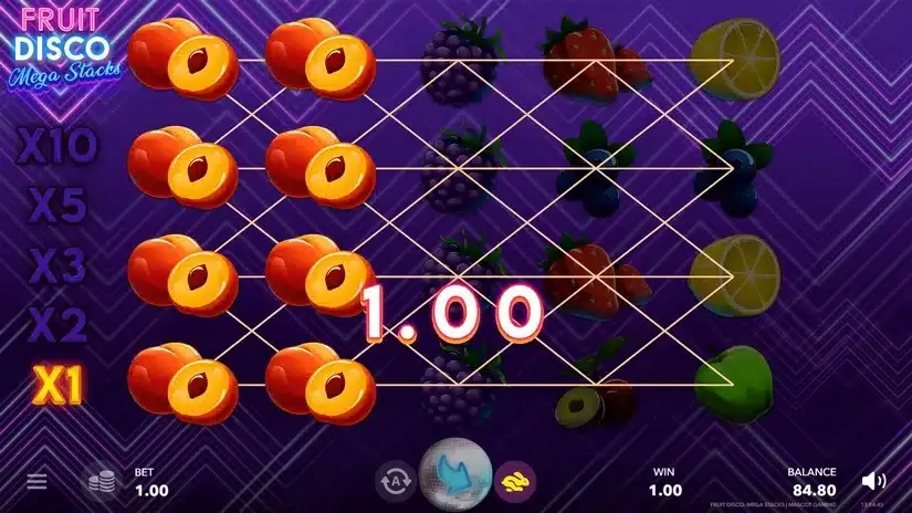 Fruit Disco: Megastacks slot screenshot 4