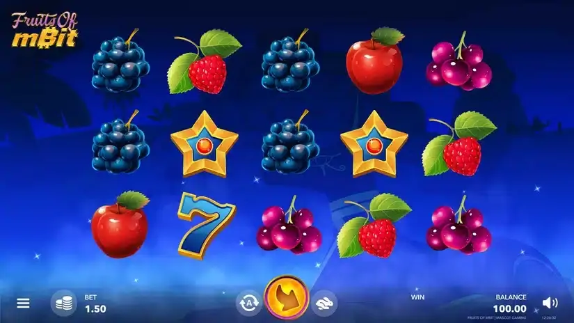 Fruits of Mbit slot screenshot 