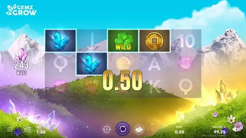 Gemz Grow slot screenshot 2