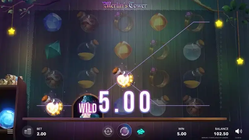 Merlin’s Tower slot screenshot 3