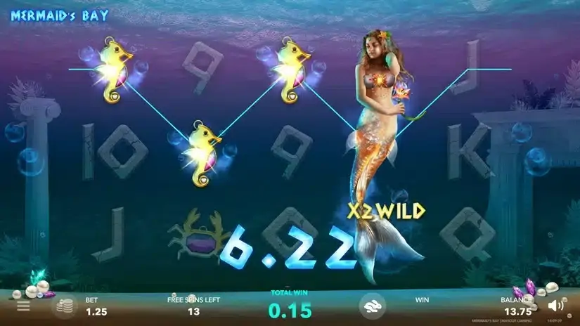 Mermaid’s Bay slot screenshot 3