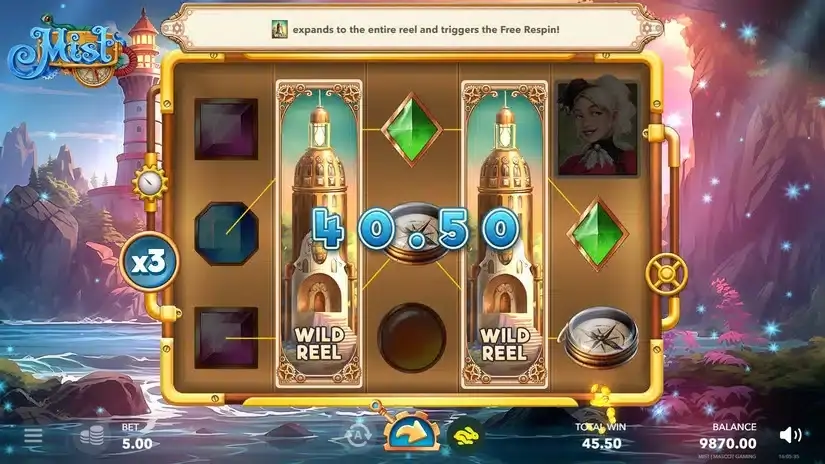 Mist slot screenshot 