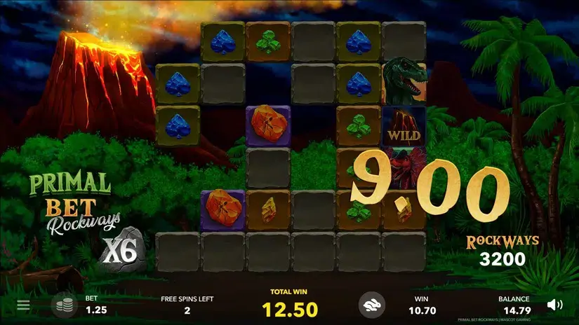 Primal Bet Rockways slot screenshot 4