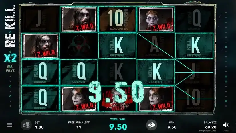 Re Kill slot screenshot 3