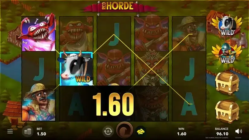 Red Hord slot screenshot 2
