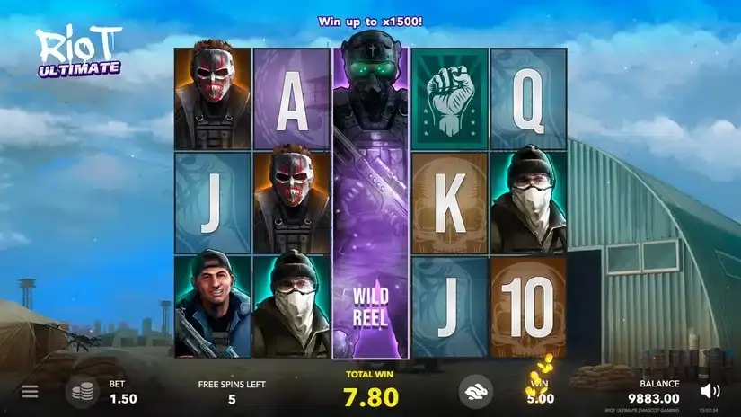 Riot Ultimate slot screenshot 3