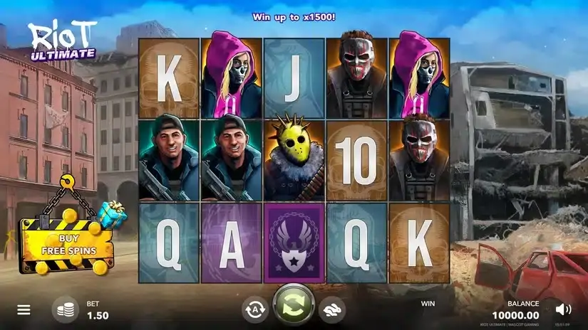 Riot Ultimate slot screenshot 1
