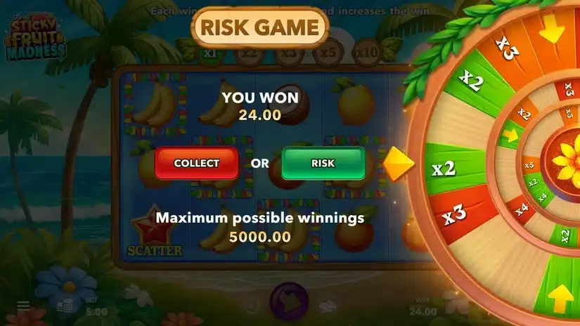Sticky Fruit Madness slot screenshot 4