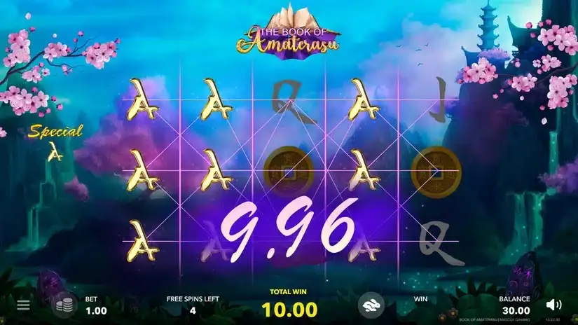 The Book of Amaterasu slot screenshot 