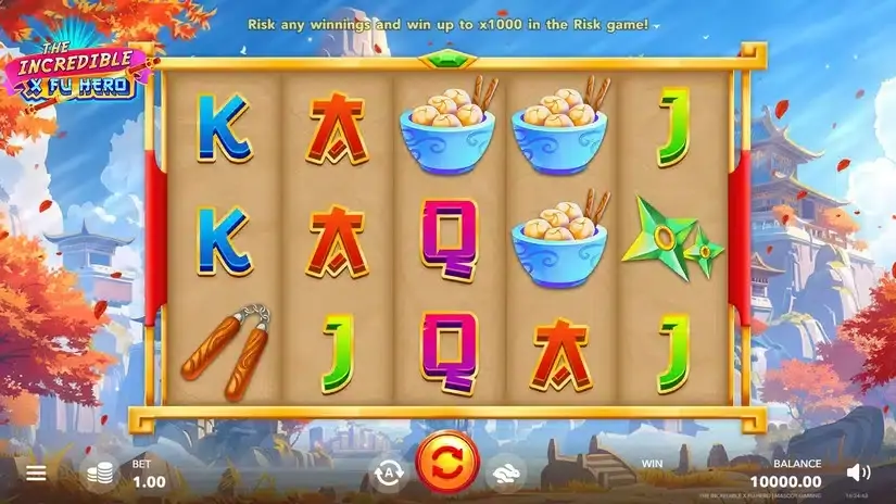 The Incredible X Fu Hero slot screenshot 