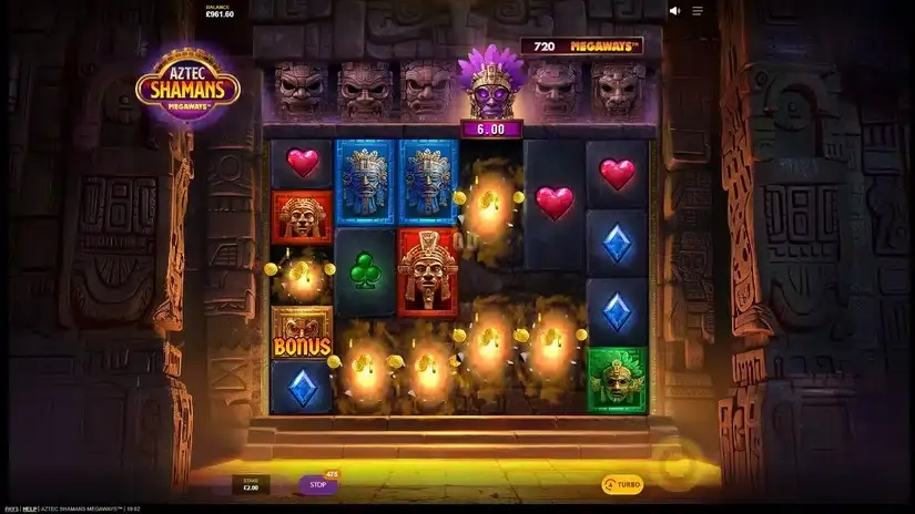 Aztec Shamans Megaways slot screenshot 3