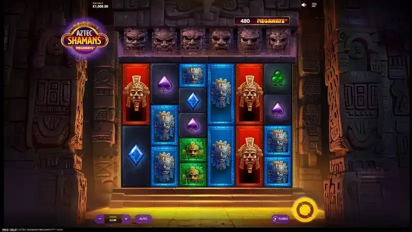 Aztec Shamans Megaways slot screenshot 