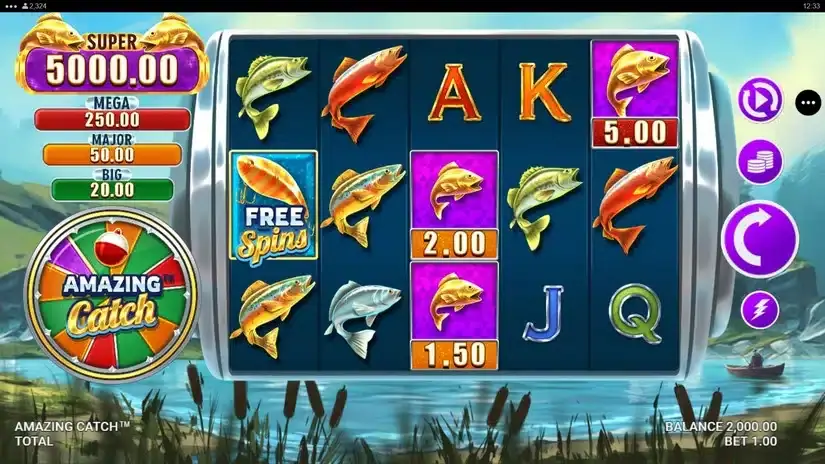 Big Bass Adventure slot screenshot 1