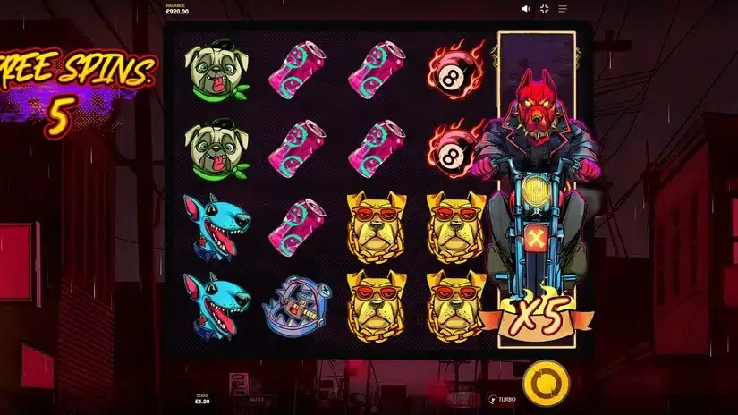 Rumble Mutts slot screenshot 4