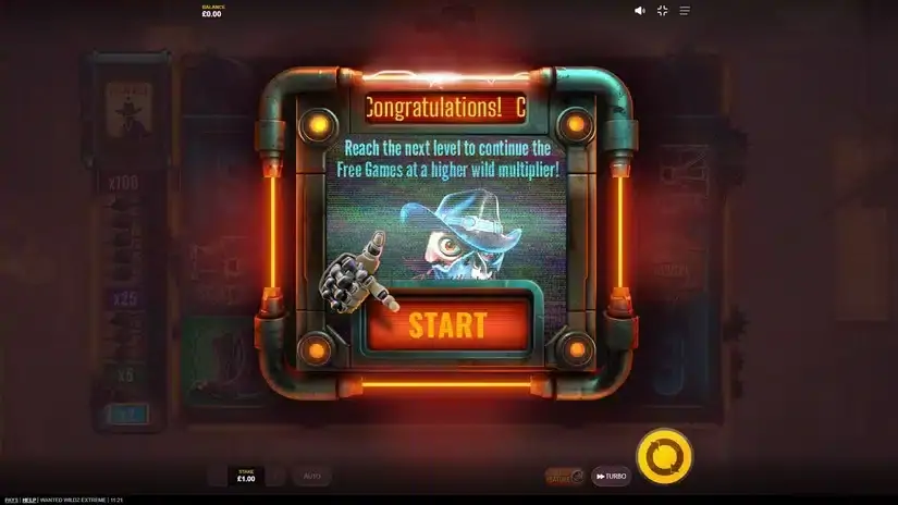 Wanted Wildz Extreme slot screenshot 3