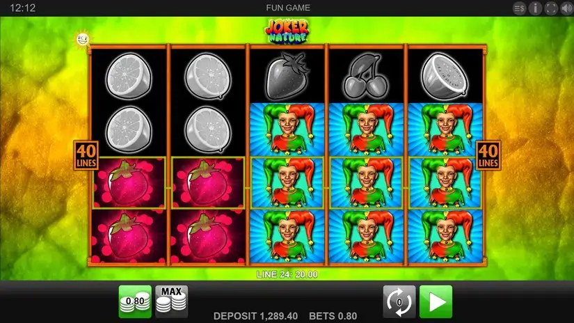 Joker Nature slot screenshot 5