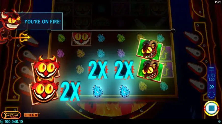 3 Devils Pinball slot screenshot 2